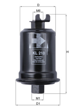 KL 210 Palivový filter KNECHT