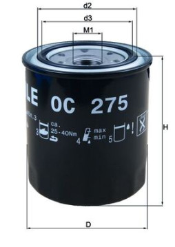 OC 275 Olejový filter KNECHT