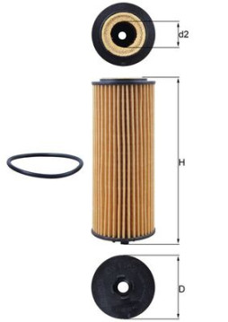 OX 1162D Olejový filter KNECHT