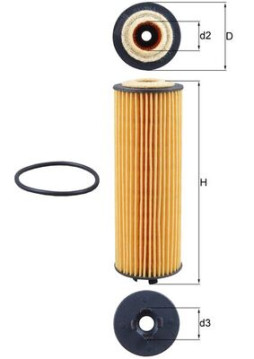 OX 1155D Olejový filter KNECHT
