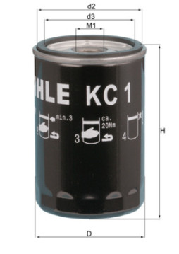 KC 1 Palivový filter KNECHT