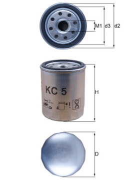 KC 5 Palivový filter KNECHT