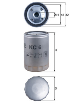 KC 6 Palivový filter KNECHT