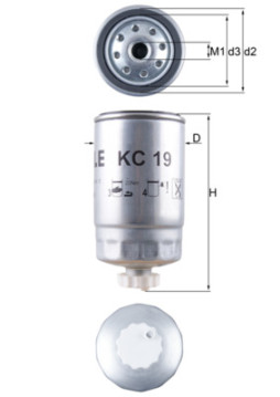 KC 19 Palivový filter KNECHT