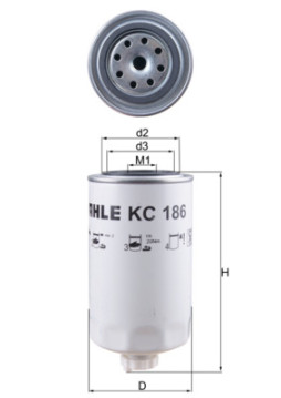 KC 186 Palivový filter KNECHT
