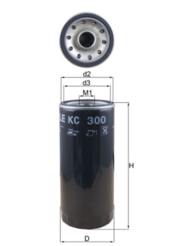 KC 300 Palivový filter KNECHT