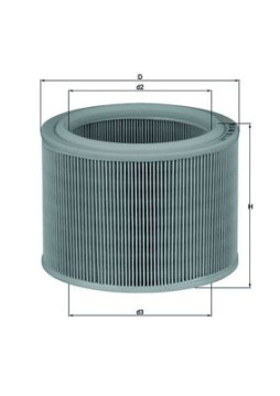 LX 486 Vzduchový filter KNECHT