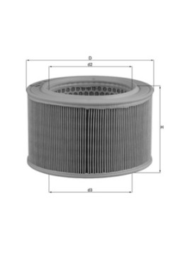 LX 446 Vzduchový filter KNECHT