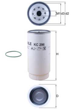 KC 296D Palivový filter KNECHT