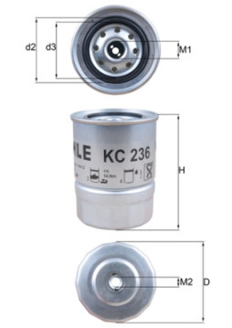 KC 236 Palivový filter KNECHT