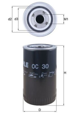 OC 30 Olejový filter KNECHT