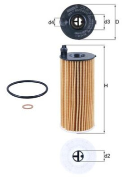 OX 813/2D Olejový filter KNECHT