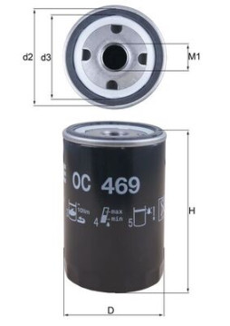 OC 469 Olejový filter KNECHT
