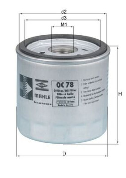 OC 78 Olejový filter KNECHT