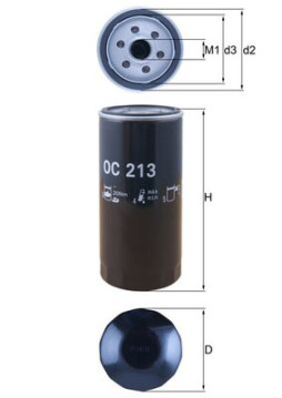 OC 213 Olejový filter KNECHT