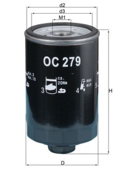 OC 279 Olejový filter KNECHT