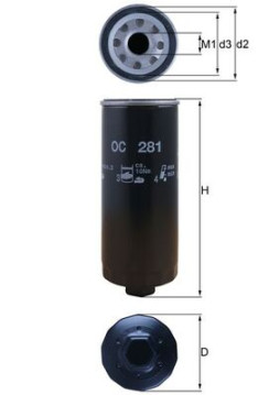 OC 281 Olejový filter KNECHT