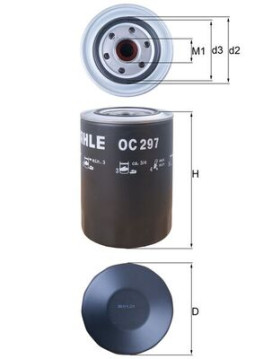 OC 297 Olejový filter KNECHT