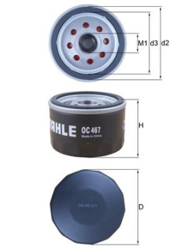 OC 467 Olejový filter KNECHT