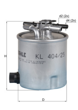 KL 404/25 Palivový filter KNECHT