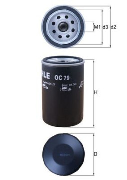 OC 79 Olejový filter KNECHT