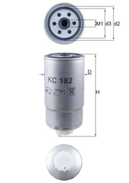 KC 182 Palivový filter KNECHT