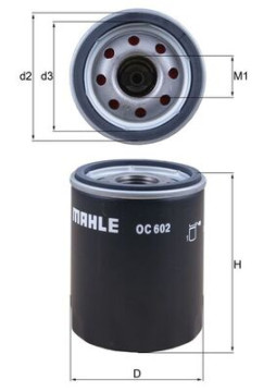 OC 602 Olejový filter KNECHT