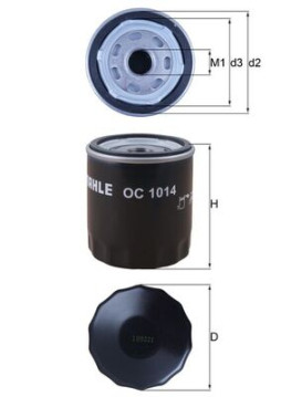 OC 1014 Olejový filter KNECHT