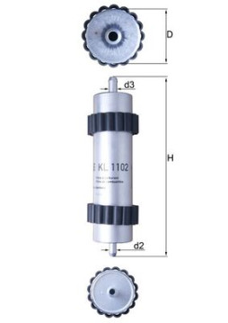 KL 1102 Palivový filter KNECHT