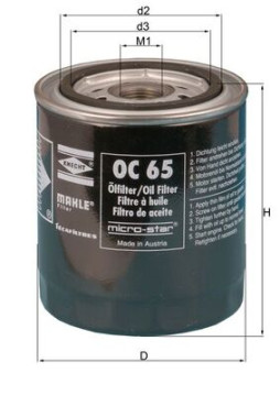 OC 65 Olejový filter KNECHT