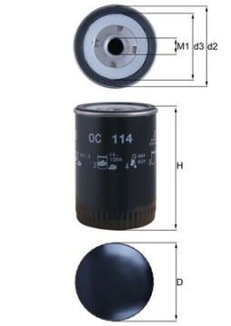 OC 114 Olejový filter KNECHT