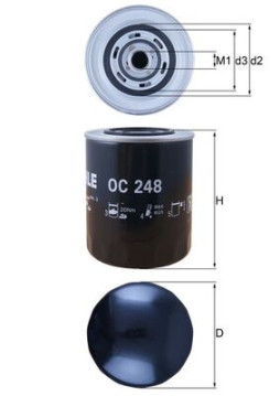 OC 248 Olejový filter KNECHT