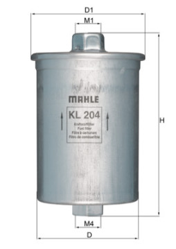 KL 204 Palivový filter KNECHT