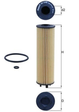 OX 1340D Olejový filter KNECHT