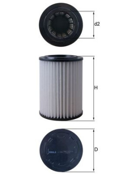 LX 5363 Vzduchový filter KNECHT