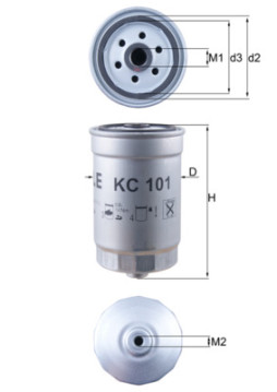 KC 101 Palivový filter KNECHT