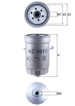 KC 101/1 Palivový filter KNECHT