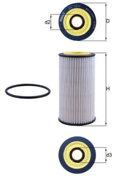 OX 1311D Olejový filter KNECHT