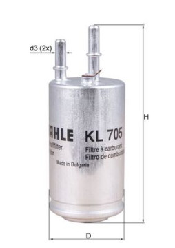 KL 705 Palivový filter KNECHT