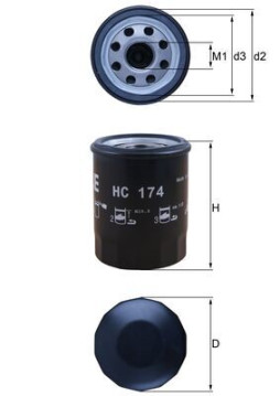 HC 174 Hydraulický filter automatickej prevodovky KNECHT
