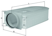 LX 1686/1 Vzduchový filter KNECHT
