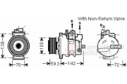 0300K334 kompresor klimatizace 2.7TDi, 3.0TDi DENSO 0300K334 VAN WEZEL