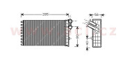 09006239 radiátor topení všechny pohonné jednotky (±AC) [245*134*42] 09006239 VAN WEZEL