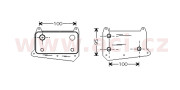 30003376 chladič oleje 2.2CDi (±AUT±AC), 2.7CDi (±AUT±AC) [141*80*36] 30003376 VAN WEZEL