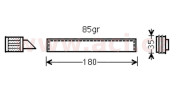 5800D331 sušič klimatizace pro všechny pohoné jednotky  5800D331 VAN WEZEL