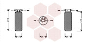0200D145 sušič klimatizace (DISCO 89-92, RR 85-94) 3.5i (±AUT), 3.9i (±AUT), 2.4TD, 2.5TD (±AUT), 2.5TD intercooler (±AUT) 0200D145 VAN WEZEL
