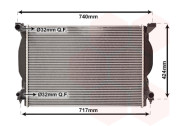 03002204 chladič 3.0i 30V (±AC), 3.2i 24V FSi (±AC) [630*445*32] 03002204 VAN WEZEL