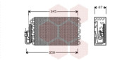 0600V272 7/93-5/01 výparník klimatizace Compact 16V (±AUT) [286*152*67] 0600V272 VAN WEZEL