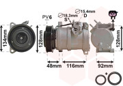 0700K102 kompresor klimatizace 3.3i 12V, 3.8i 12V 0700K102 VAN WEZEL