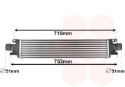 08004061 intercooler 1.4i, 1.3D 08004061 VAN WEZEL